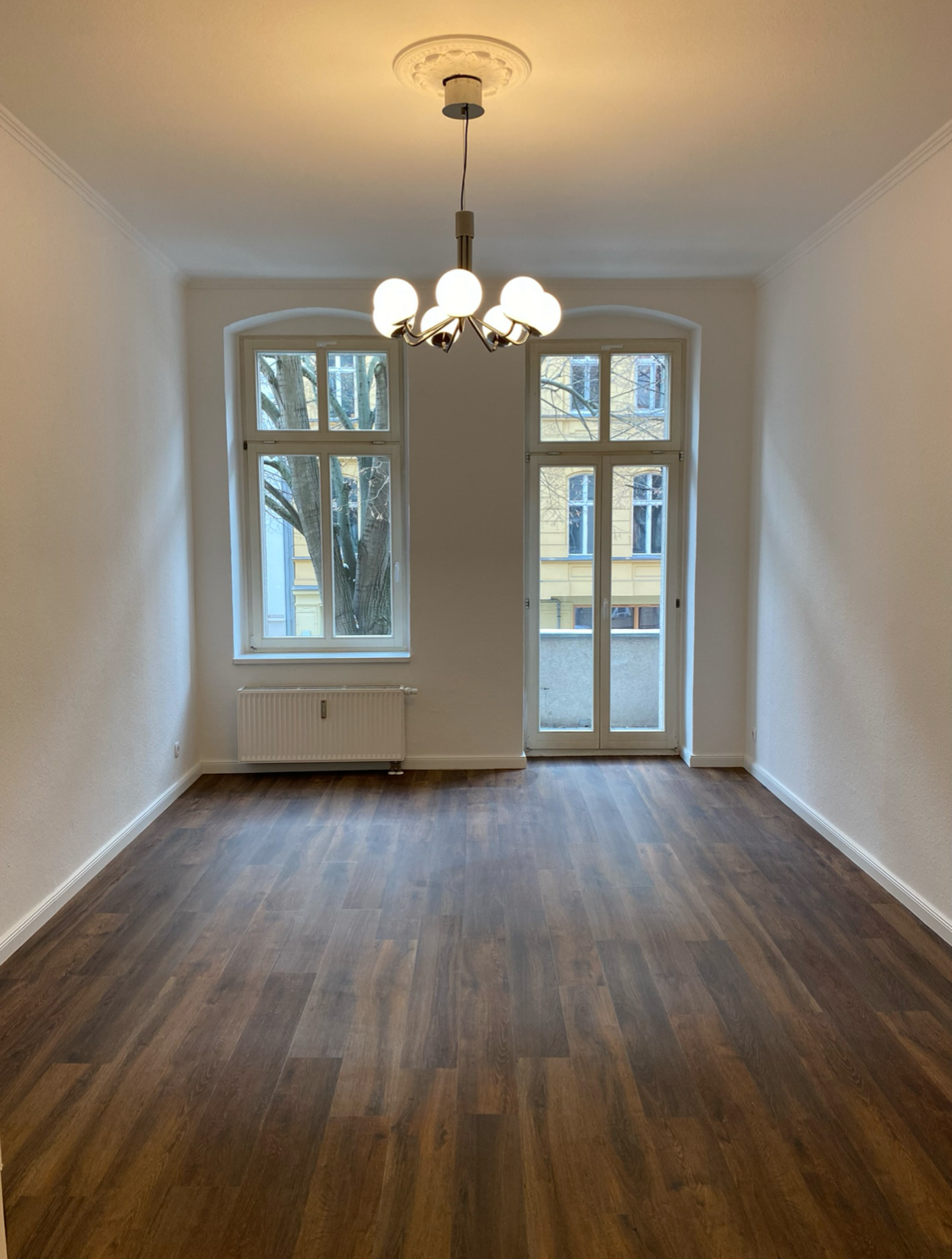 Renovated old building apartment